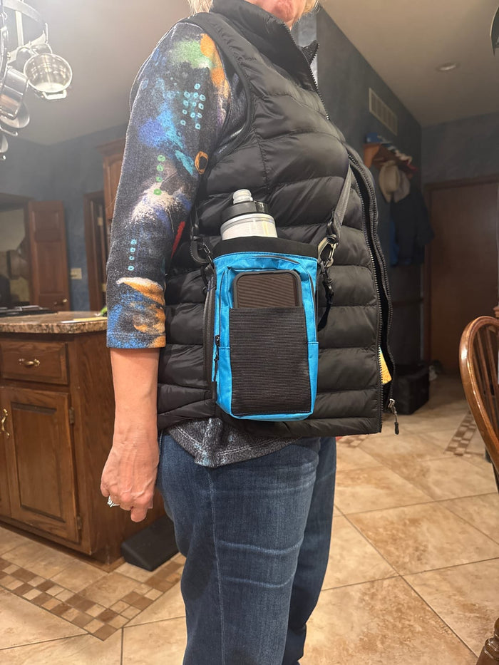 Customer photo: Carolynn S. wearing her Hydro Carrier