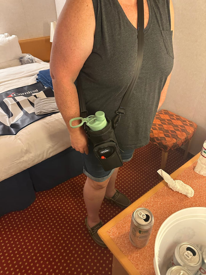 Customer photo: Angela B. packed for her cruise