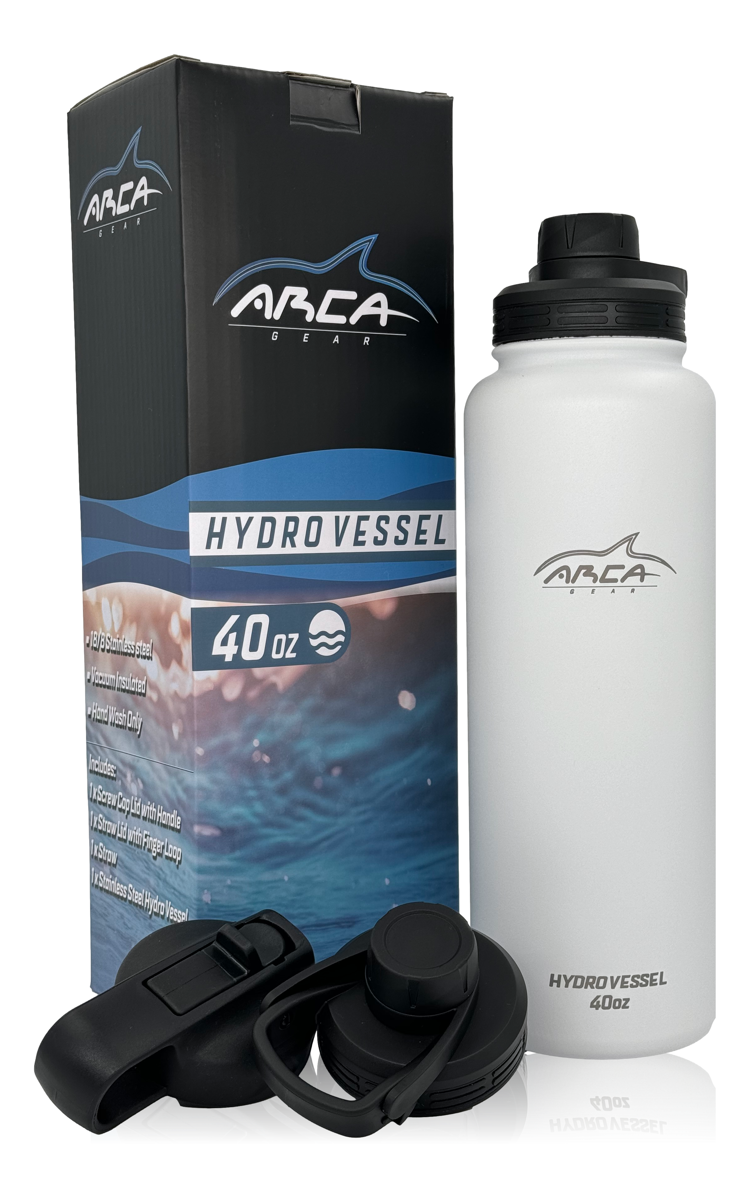 Arca Gear 32 oz Insulated Stainless Bottle