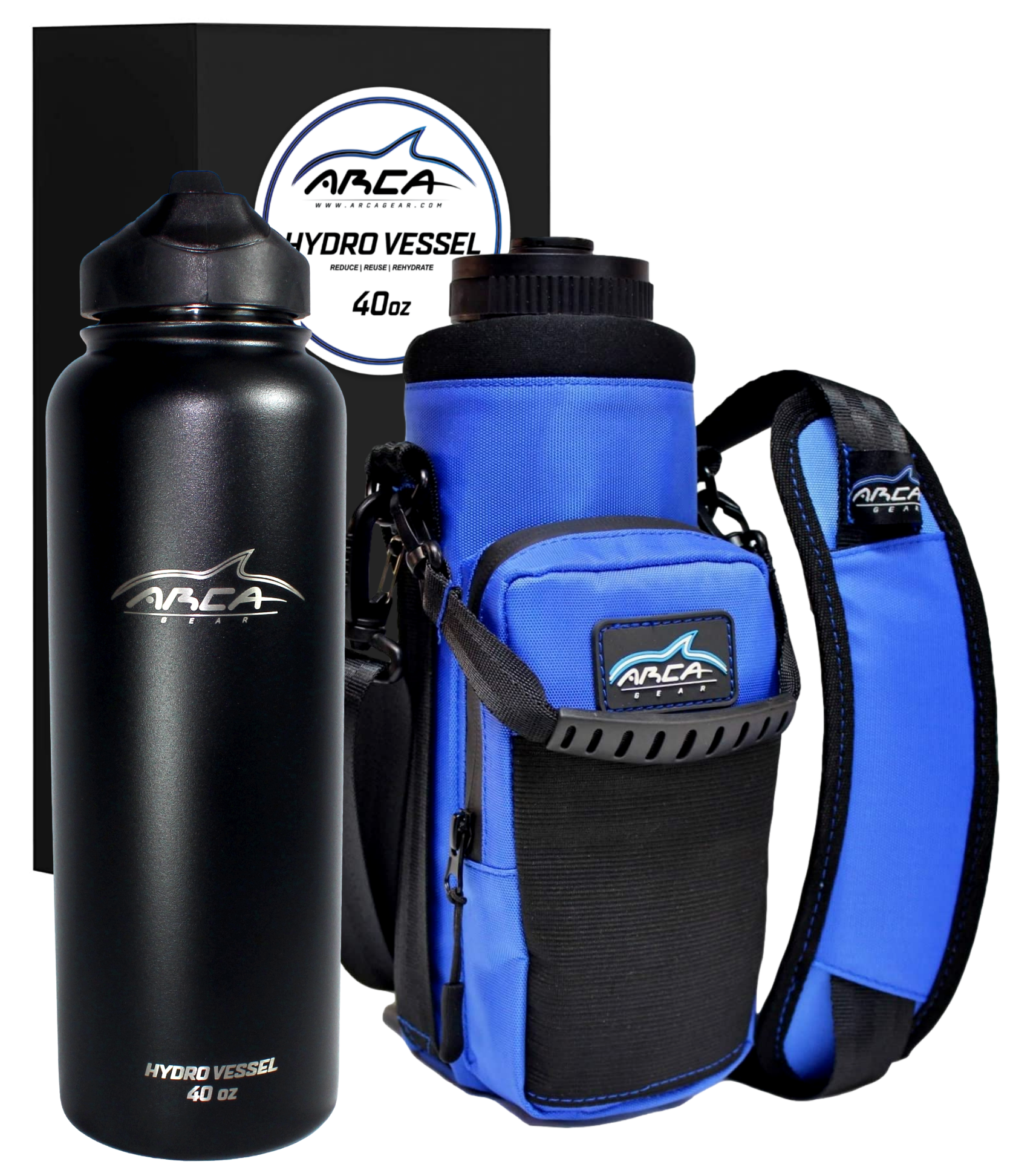Hydro Carrier & Stainless Steel Hydro Vessel Water Bottle Combo Hydro Carrier & Stainless Steel Hydro Vessel Water Bottle Combo